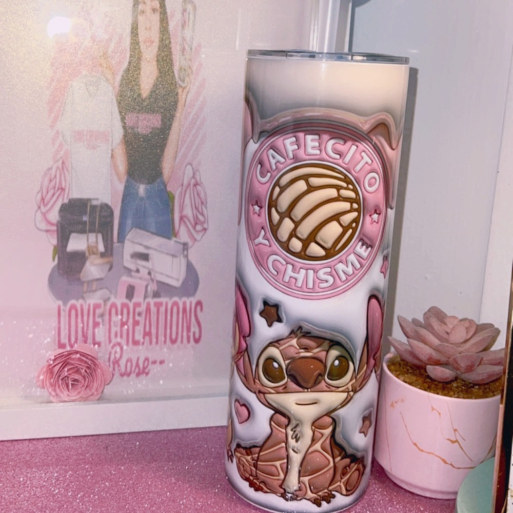 20 oz Lilo Pink Tumbler